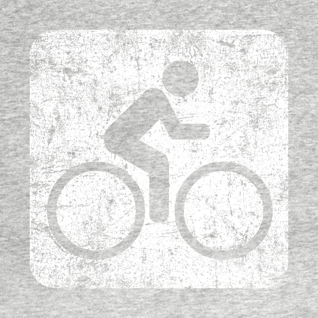 Cycling Sign - Distressed by PsychicCat